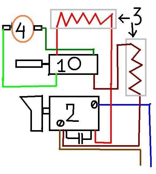 Электросхема дрели с регулятором оборотов и реверсом: схема подключения перфоратора интерскол