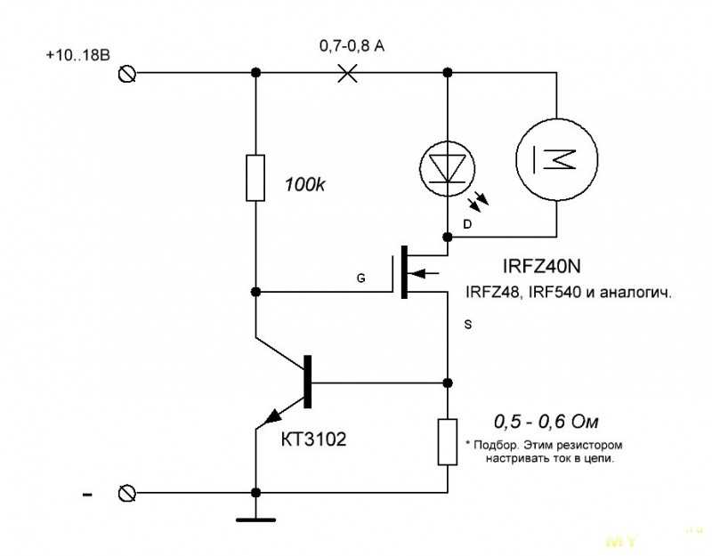 Стабилизатор тока на lm317, lm338, lm350 для светодиодов