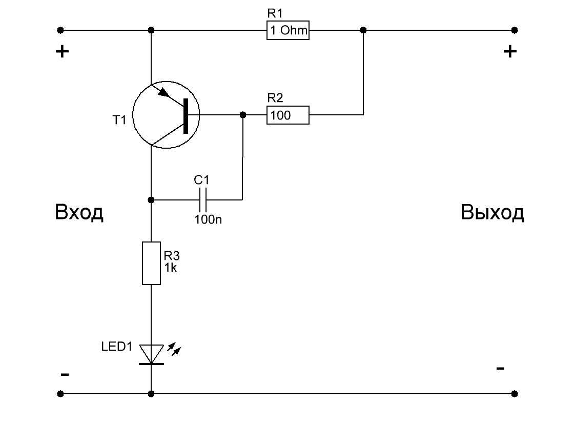 Стабилизатор тока для светодиодов двух выводной