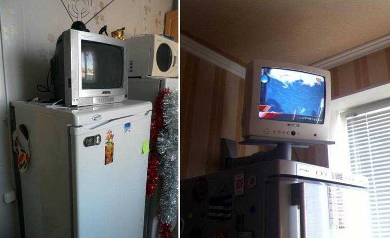 Можно ли ставить телевизор на холодильник: ответ эксперта