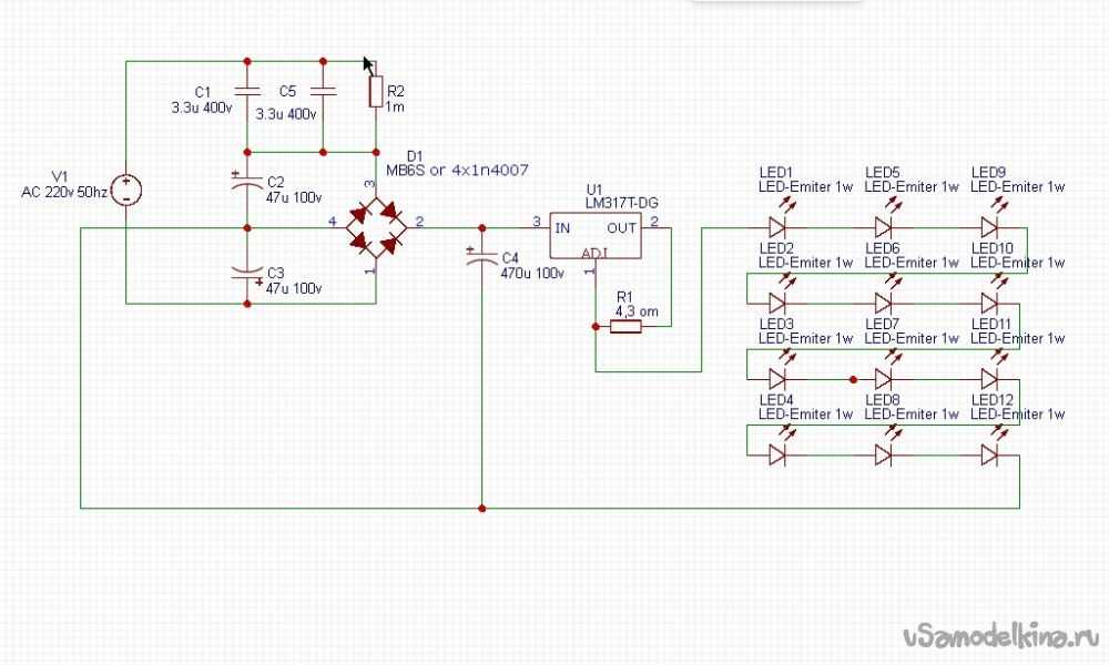 Как самому изготовить стабилизатор тока для светодиодов: схемы