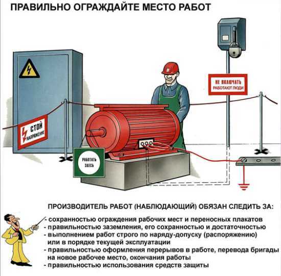 Работа под напряжением в электроустановках: методы проведения, меры защиты