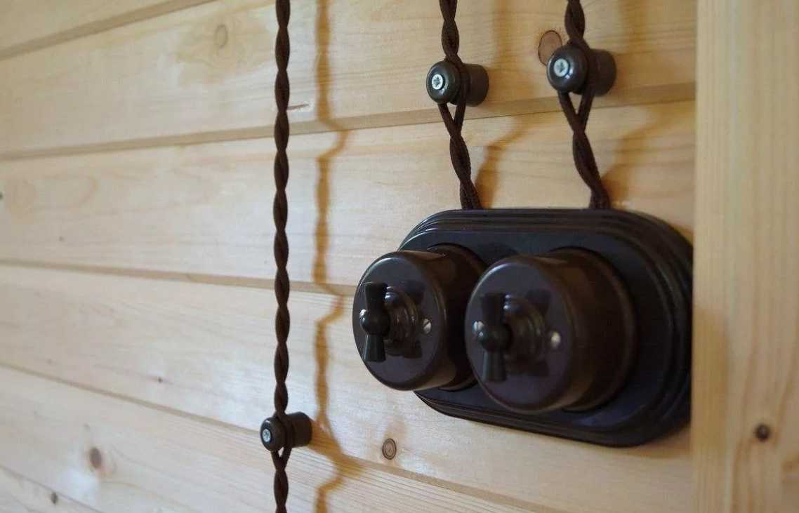 Ретро проводка в деревянном доме своими руками (фото, видео)