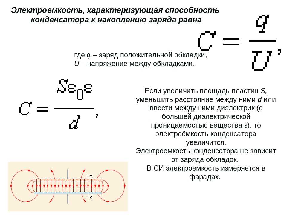 Что такое плоский конденсатор: рассчитываем напряжение по формуле От чего зависит электроемкость плоского конденсатора Заряд и разряд, расчет электроемкости плоских конденсаторов Как проверить емкость плоского конденсатора