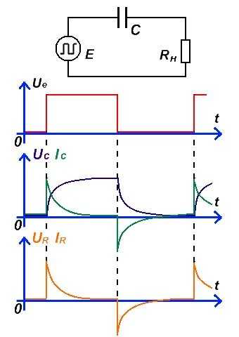 Параллельное и последовательное соединение конденсаторов, схемы, расчет