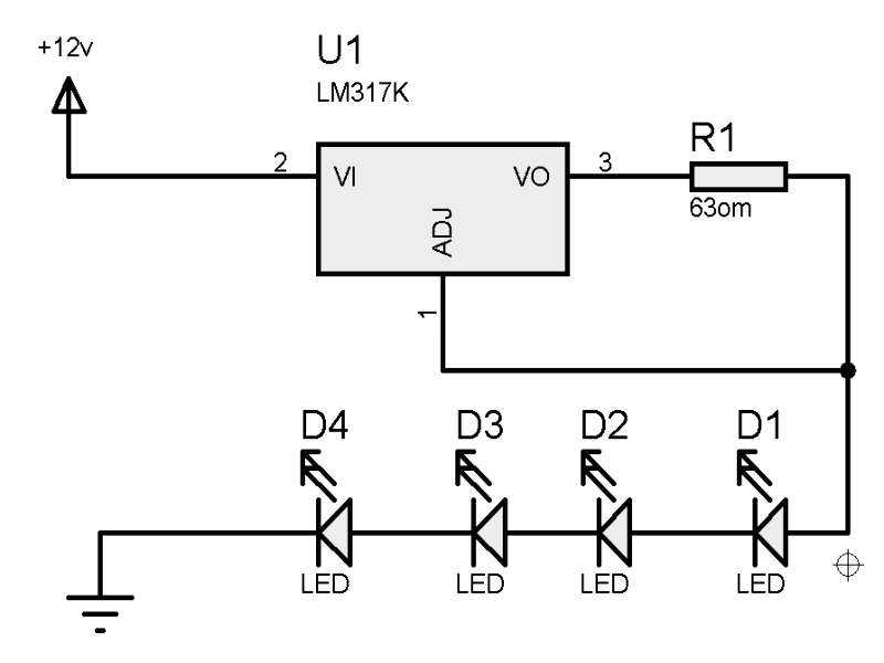Линейный стабилизатор напряжения или тока lm317