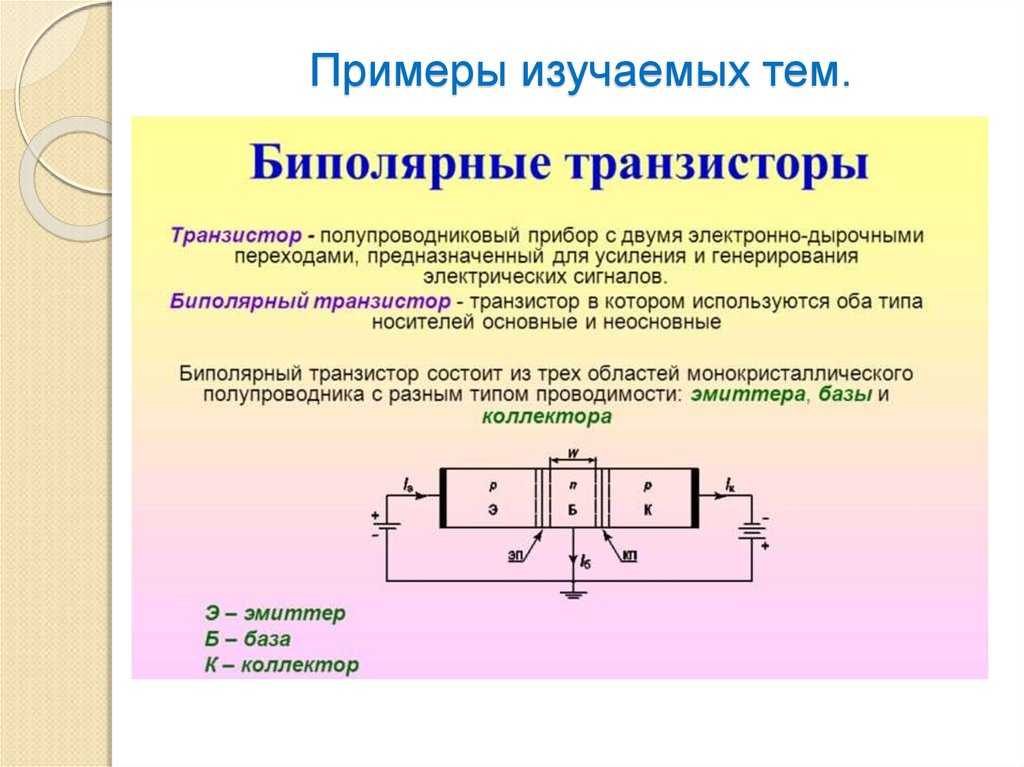 Транзисторы (полевые, биполярные) - обозначение, типы, применение