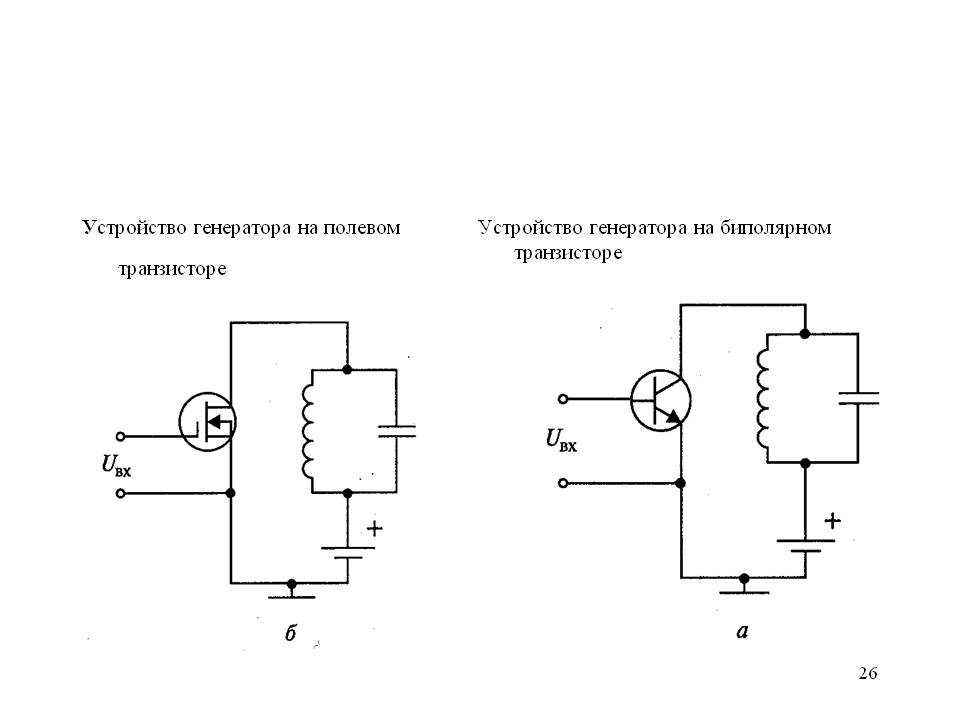 Схемы простых генераторов импульсов