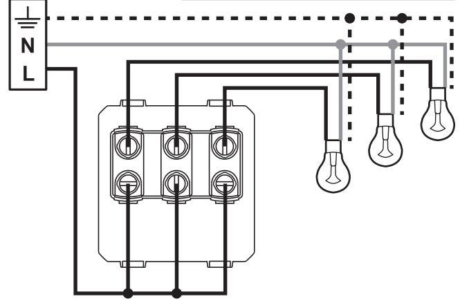 Схема подключения люстры потолочной, 7 вариантов