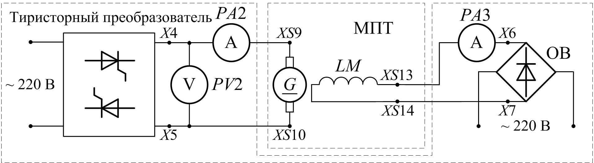 Тиристорный преобразователь частоты (тпч) - схема, подключение