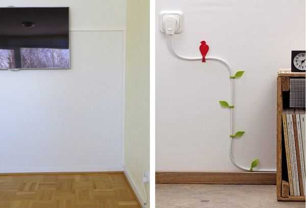 Как спрятать провода в квартире: способы, советы, идеи декорирования