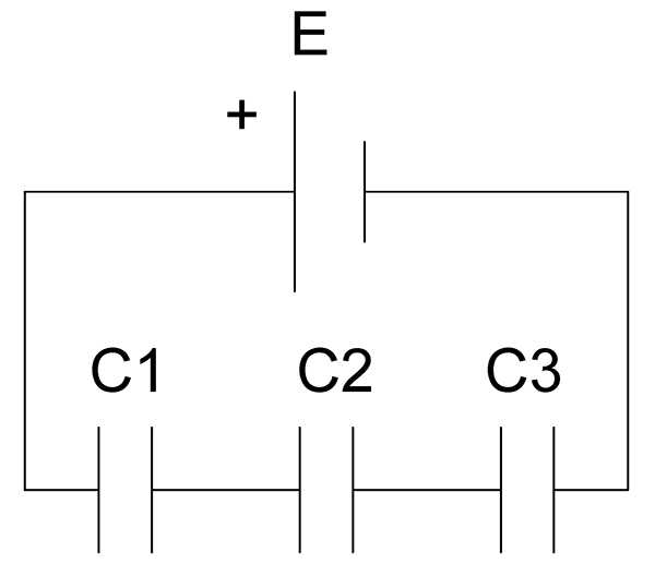 Калькулятор последовательного соединения конденсаторов