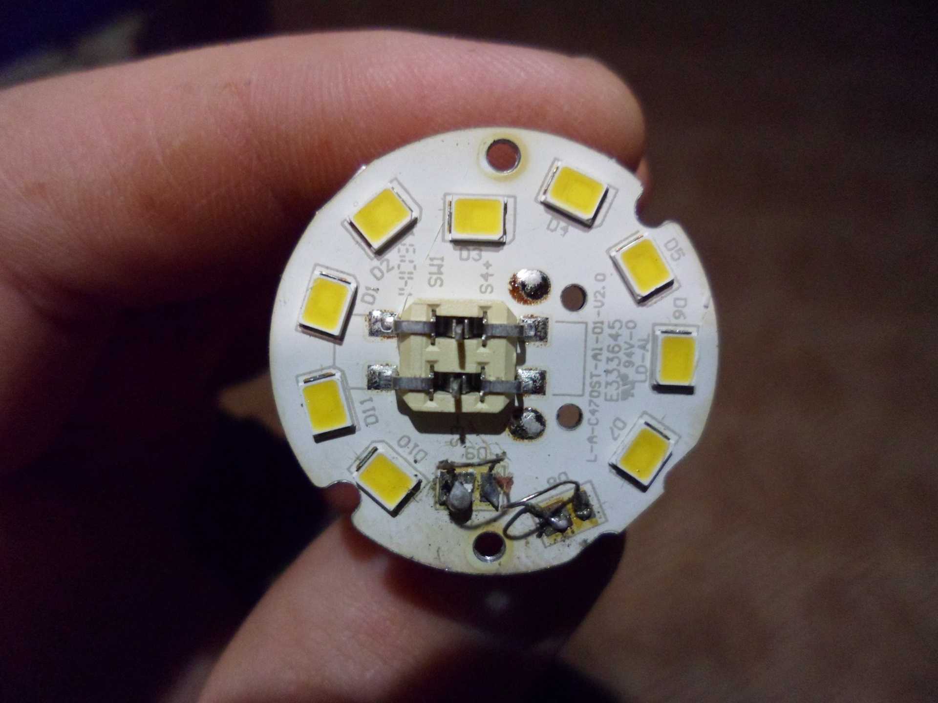 Ремонт светодиодной лампы на 220в своими руками: устройство и порядок замены