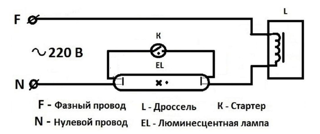 Схема подключения дросселя