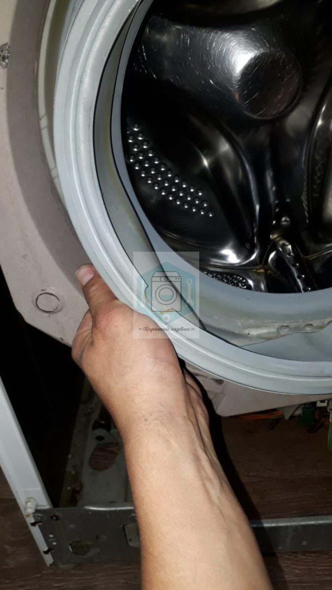 Несложная инструкция по замене манжеты люка стиральной машины lg