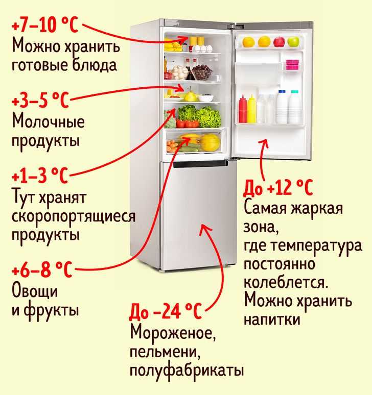 Расскажем какой температурный режим ❄ лучшим образом подходит для вашего холодильника и ваших продуктов Какая должна быть температура в холодильнике